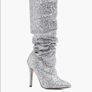 Glitter Slouchy Boots